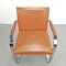 Vintage Cognaq Leather Armchair with Armrests from Knoll Inc. / Knoll International, 1980s, Image 7