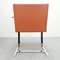 Vintage Cognaq Leather Armchair with Armrests from Knoll Inc. / Knoll International, 1980s 8