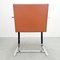 Vintage Cognaq Leather Armchair with Armrests from Knoll Inc. / Knoll International, 1980s, Image 8