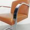 Vintage Cognaq Leather Armchair with Armrests from Knoll Inc. / Knoll International, 1980s, Image 16