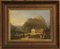 Pieter Frederik Van Os, Mountain Resort, Oil Painting, 19th Century, Framed 1