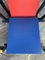 Vintage Red and Blue Armchair by Gerrit Thomas Rietveld, 1970s 14