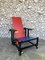 Vintage Red and Blue Armchair by Gerrit Thomas Rietveld, 1970s, Image 17