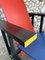 Fauteuil Vintage Rouge et Bleu par Gerrit Thomas Rietveld, 1970s 5