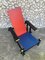 Fauteuil Vintage Rouge et Bleu par Gerrit Thomas Rietveld, 1970s 9