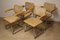 Vintage Chairs in Cannage, 1980s, Set of 4, Image 26