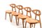 Eye Chairs by Ejvind A. Johansson, 1960s, Set of 4 2