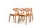 Eye Chairs by Ejvind A. Johansson, 1960s, Set of 4 5