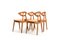 Eye Chairs by Ejvind A. Johansson, 1960s, Set of 4, Image 5