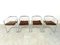 Chaises de Salle à Manger Cantilever Vintage en Chrome, 1970s, Set de 4 4
