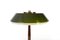 Lámpara de mesa vintage de teca y latón de Jo Hammerborg para Fog & Mørup, años 60, Imagen 3