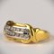 Ring aus 18 Karat Gold mit Diamanten 8