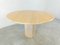 Italian Round Travertine Dining Table, 1970s, Image 2