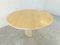 Italian Round Travertine Dining Table, 1970s 3