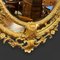 Large French Oval Wall Mirror in Carved Giltwood Frame, 1880, Image 6