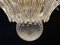 Lámpara de techo Palmette de vidrios transparentes, 1990, Imagen 11