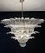 Palmette Deckenlampe aus transparentem Glas, 1990 19