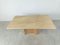 Vintage Travertine Dining Table, 1970s 1