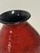 Jarrón vintage de cerámica roja, Imagen 4