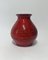 Rote Vintage Keramikvase 5