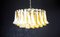 Large Murano Glass Chandelier in Murano Glass and Nickel Plated Metal, 1990s, Image 6