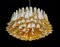 Large Murano Glass Chandelier in Murano Glass and Nickel Plated Metal, 1990s 3