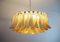 Large Murano Glass Chandelier in Murano Glass and Nickel Plated Metal, 1990s 4