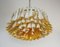 Large Murano Glass Chandelier in Murano Glass and Nickel Plated Metal, 1990s 2