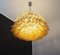Lámpara de araña grande de cristal de Murano de cristal de Murano y metal niquelado, años 90, Imagen 5
