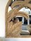 Specchio a forma di palma in vimini di Vivai Del Sud, Italia, anni '70, Immagine 6