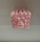 Pink Murano Glass Chandelier with 32 Petal Drops, 1990s 5