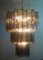 Large Three-Tier Venini Murano Glass Tube Chandelier with 48 Smoked Glasses, 1990s 7