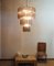 Lámpara de araña Venini grande de cristal de Murano de tres niveles con 48 vasos ahumados, años 90, Imagen 11