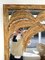 Espejo italiano con palmera de ratán de Vivai Del Sud, años 70, Imagen 2