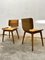 Chaises Modernes en Noyer, 1970s, Set de 2 3