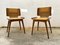 Chaises Modernes en Noyer, 1970s, Set de 2 1