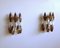 Italian Smoked and Trasparent Murano Glass Wall Sconces from Poliedri, 1990s, Set of 2 8