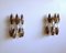 Italian Smoked and Trasparent Murano Glass Wall Sconces from Poliedri, 1990s, Set of 2, Image 8