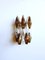 Italian Smoked and Trasparent Murano Glass Wall Sconces from Poliedri, 1990s, Set of 2 5