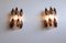 Italian Smoked and Trasparent Murano Glass Wall Sconces from Poliedri, 1990s, Set of 2 12