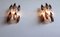 Italian Smoked and Trasparent Murano Glass Wall Sconces from Poliedri, 1990s, Set of 2 11