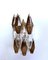 Italian Smoked and Trasparent Murano Glass Wall Sconces from Poliedri, 1990s, Set of 2, Image 3