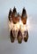 Italian Smoked and Trasparent Murano Glass Wall Sconces from Poliedri, 1990s, Set of 2 9