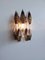 Italian Smoked and Trasparent Murano Glass Wall Sconces from Poliedri, 1990s, Set of 2, Image 10