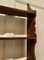Arts and Crafts Open Front Wall Hanging Yew Bookshelf, 1950s 2