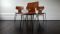 Modell 3103 Teak Hammer Stühle von Arne Jacobsen für Fritz Hansen, 1963, 4er Set 5