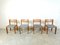 Pine Sg 1200 Dining Chairs attributed to Cees Braakman for Pastoe, 1970s, Set of 4 10