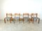 Pine Sg 1200 Dining Chairs attributed to Cees Braakman for Pastoe, 1970s, Set of 4, Image 10