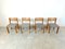 Pine Sg 1200 Dining Chairs attributed to Cees Braakman for Pastoe, 1970s, Set of 4 1