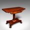 Antique English William IV Fold Over Tea Table, Image 3